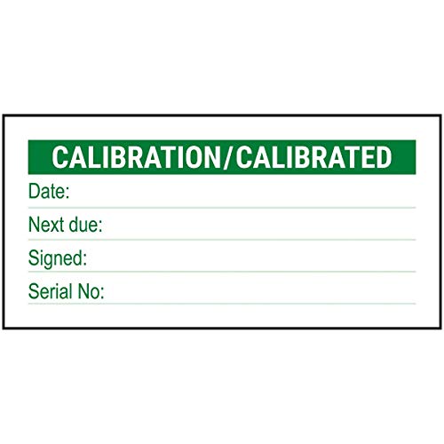 Vsafety - Adesivo Seriale Non Calibrato Su - 51 X 25 Mm (Numero Di 250)