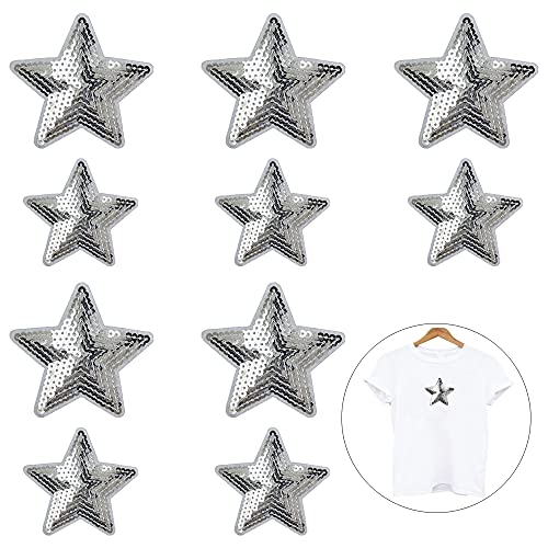 Nifocc Stars Appliques, Toppe Ricamate Con Paillettes A Forma Di Stella, Per Vestiti, Jeans, Giacche Cappelli, Borse, Zaini, Scarpe, Decorazioni – Arg