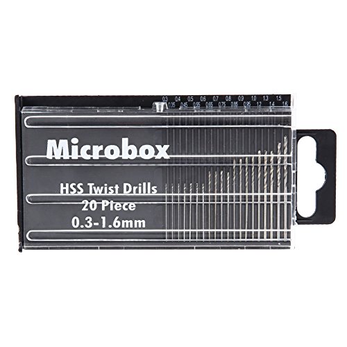 Demiawaking - Micro Punte Per Trapano In Hss, 0,3-1,6 Mm, 20 Pezzi