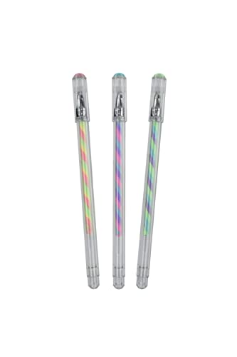 Legami - Set Di 3 Penne Gel Multicolore, 1X14,5 Cm, Diametro Della Punta 1,0 Mm, Tre Inchiostri A Contrasto Per Decorare, Scrivere E Dare Originalità