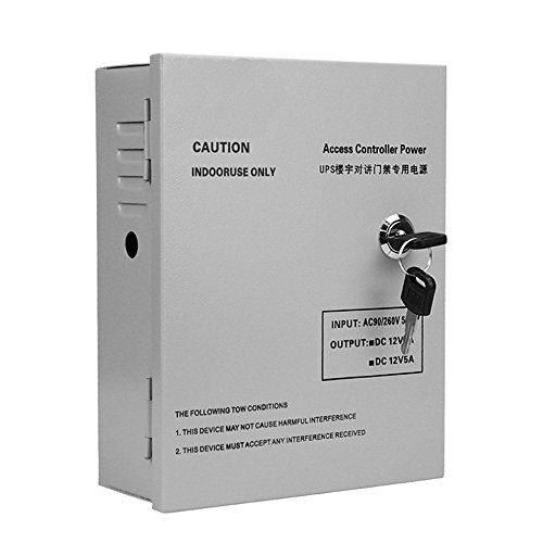 Libo Ac90V / 260V 5A Access Control Box Di Alimentazione Dc12V Ups Batteria Di Backup Per Tutti I Tipi Di Serratura Elettrica Con Ritardo