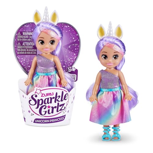 Zuru - Sparkle Girlz Mini Princess Unicorno 11 Cm - Zu-10094