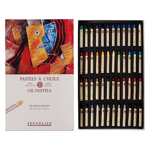 Sennelier Set Di Pastelli A Olio In Cartone, 48 Pezzi, Multicolore