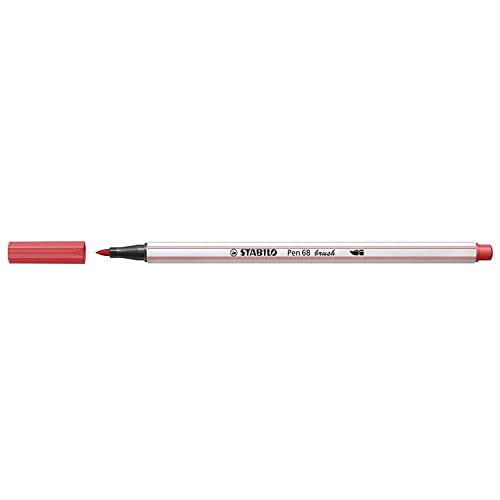 Stabilo Pennarelli Pen 68 Brush, Rosso Terracotta
