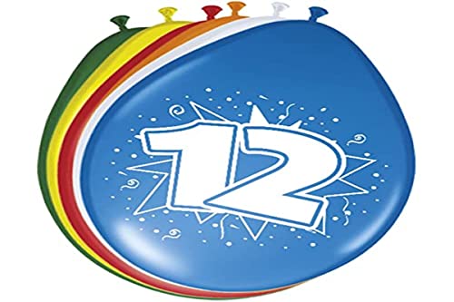 Palloncini 12 Anni 30 Cm - 8 Pezzi