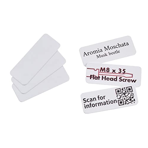 Colop E-Mark - Etichette Adesive In Plastica, 45 X 18 Mm, Per Stampare Con L'E-Mark, 1 Confezione Da 50 Pezzi