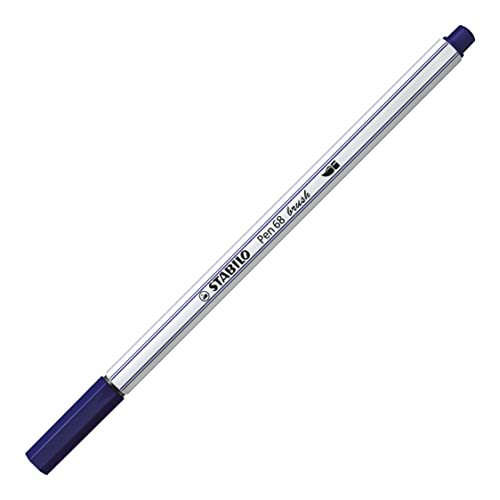 Stabilo Pen 68 Brush Rotulador Medio Azul 1 Pieza(S)