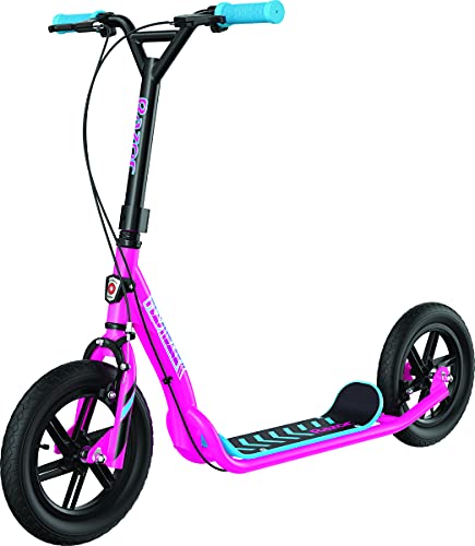 Razor Flashback Kick Scooter – 12" Mag Wheels With Air-Filled Tires, Dual Hand-Operatedbrakes, Bmx Style Scooter For Kids And Teens - Pink