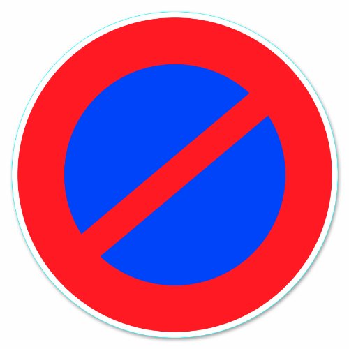 Chapuis Ds12 Disco Di Segnalazione "Divieto Di Sosta" - Pvc Adesivo - Diametro 170 Mm
