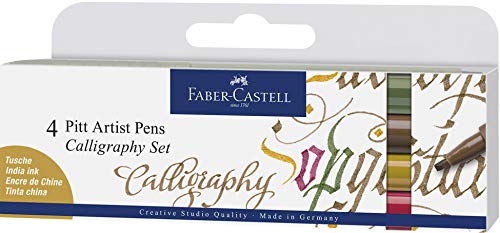 Faber-Castell B.C. 4 Pitt Artist Pen Calligraphy Colo.
