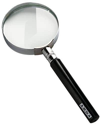 Arda Lente Di Ingrandimento - Lente D'Ingrandimento Classica Con Vetro Ottico. Lenti Ingrandimento Con Zoom 6X. Diametro Lente Di 65Mm