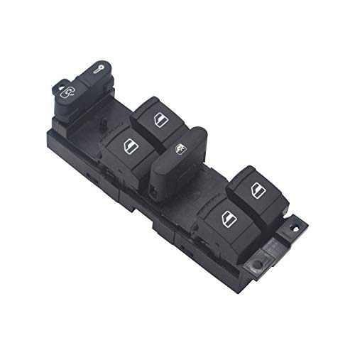 Zealfix Interruttore Alzacristalli Elettrico Pulsantiera Finestra 1J4959857D Per Golf Jetta Bora P-Assat B5 Seat Leon Toledo 1J4 959 857D 1J4959857