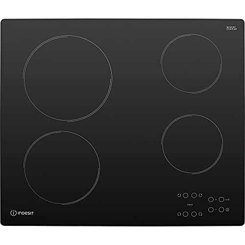 Indesit Aar 160 C Black Built-In 58 Cm Ceramic 4 Zone(S)