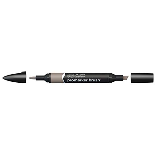 Winsor & Newton 0204131 - Penarello A Doppia Punta, Grigio (Grigio Caldo 4), Singolo, 1 Pezzo
