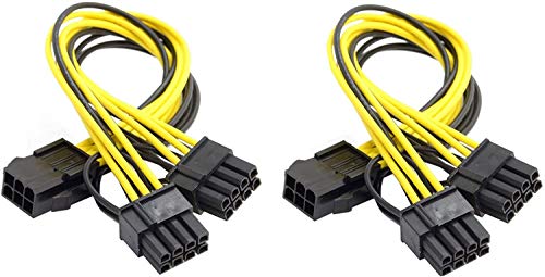 Baolongking - Cavo Di Alimentazione Splitter Da Connettore Pci-E A 6 Pin A Doppio Connettore A 8 Pin (6+2), Cavo Di Alimentazione Per Scheda Video, Pr