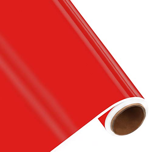 Belle Vous Rotolo Pellicola Adesiva Rosso - Pellicola Wrapping 3 M X 30 Cm- Pellicola Adesiva Mobili, Arte Ed Artigianato, Scrapbooking, Silhouette Ca