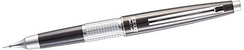 Pentel Kerry P1035-A-Hb - Portaminas (Incluye 6 Minas Hb De 0,5 Mm, Goma De Borrar Integrada), Color Negro
