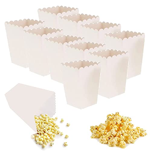 50 Pezzi Scatole Di Popcorn, Contenitori Di Popcorn, Sacchetti Pop Corn, Popcorn Scatole Di Carta Sacchetti, Caramella Contenitore Per Film, Per Posiz