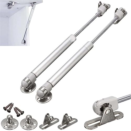 2 O 4 Molle A Gas Per Ante E Armadi Con Pressione A Gas Da 100 Nm (10 Kg Di Forza Di Pressione) (Set Da 2)