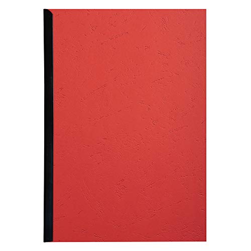 Clairefontaine Evercover-Couverture/Dos De Couverture-Carton, Recycle Cuir Avec Structure Marron Din A4 270 G/M ² (2765)-Rouge-Lot De 100
