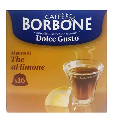 16 X 4 Capsule Caffè Borbone The Al Limone Compatibili Nescafè Dolce Gusto ®