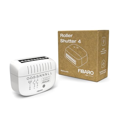 Fibaro Roller Shutter 4 / Comando Per Tapparelle, Persiane, Tende E Pergolati