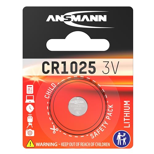 Ansmann 1516-0005 Cr 1025 Pile A Bottone Batteria Litio - 3V