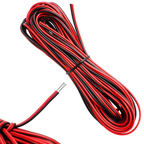 D-Orange 22Awg Silicone Filo 10M Cavo Resistente Alle Alte Temperature Nero E Rosso Utilizzato Nelle Lampade Di Illuminazione E Nel Cablaggio Interno