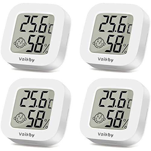 Termometro Igrometro Digitale Per Interni-Monitoraggio Accurato Di Temperatura E Umidità Con Icone Di Comfort E Design Elegante-Ideale Per Casa, Uffic