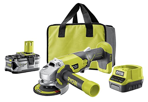 Ryobi 5133004301 R18Ag-140S, Grigio, Ø 115 Mm
