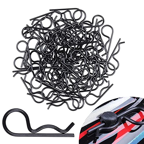 Mmobiel 50 Pz, Coppiglie Universali Piegate, Coppiglie A R Piatte Per Carrozzeria Auto Auto Radiocomandate/Off Road Buggy/Truck Shell In Scala 1/10, 1