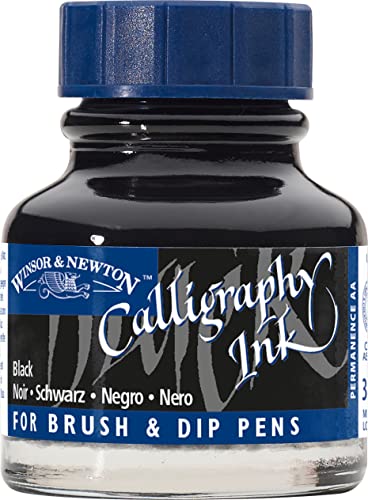Winsor & Newton - Inchiostro Di Calligrafia, Nero