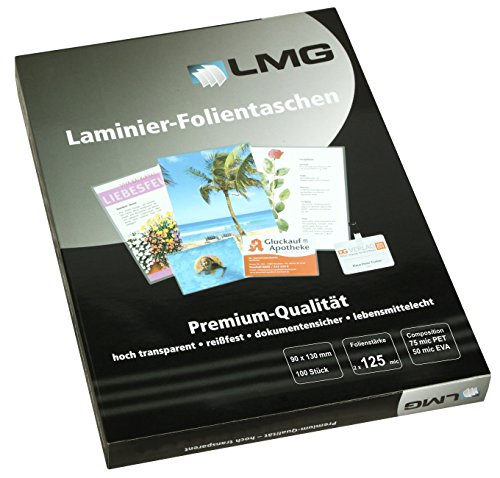 Lmg Lmg90 X 130 X 125 Pouches 90 X 130 Mm, 2 X 125 Mic, 100 Pezzi