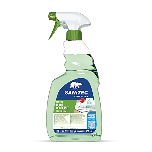 Sanitec Green Power Sgrassatore, Ecologico, Spray 750 Ml