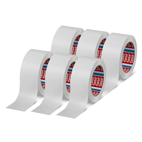 Tesa Uk Tesapack 4313 00004-10 - Nastro Di Carta Per Pacchi E Cartone, 6 Rotoli Da 50 M X 50 Mm, 6 X 50 Mm, Colore: Bianco