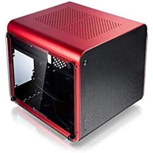Raijintek Case Metis Evo Tg Rosso Mini-Itx Vetro Temperato