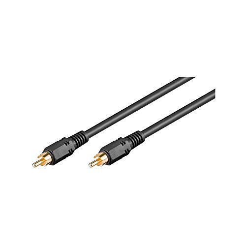 Goobay 50267 Cavo Di Collegamento Audio Digitale Coassiale, Rca S/Pdif, A Doppia Schermatura, 2M Lunghezza Del Cavo