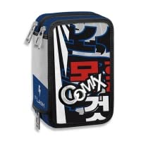 Astuccio 3 Zip Comic Flash Korea Fight