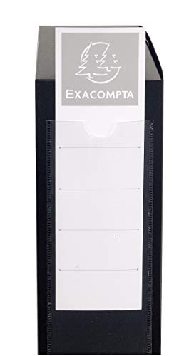 Exacompta - Réf. 59831E - 1 Boîte D'Archives À Pression En Polypropylène Opaque - Dos 80 Mm - Porte Étiquettes Sur Les 2 Faces - Pour Format A4 - Dime