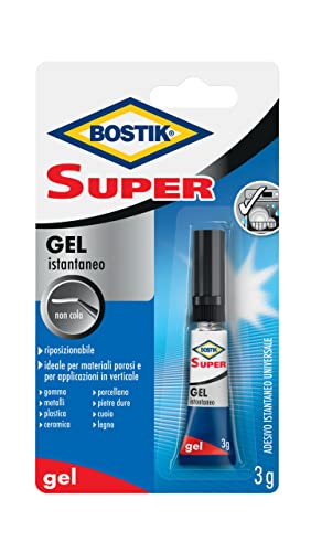 Bostik Colla Istantanea Universale Ultra Rapido Gel, 3 Gr