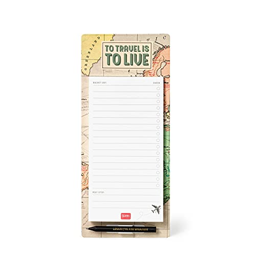 Legami Don'T Forget - Blocco Note Magnetico, 11X28 Cm, Travel