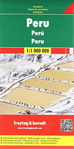 Peru 1:1.000.000: Wegenkaart 1:1 000 000: Ak 199