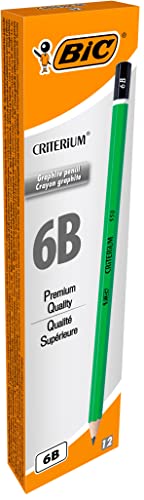 Bic Criterium 550 - Matite Esagonali 6B, Confezione Da 12