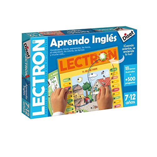 Diset- Lectron Aprendo Inglese, Gioco Educativo A Partire Dai 7 Anni, 39.6 X 27.7 X 7.1, 63817