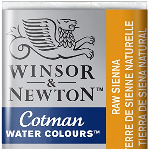 Winsor & Newton 301696 Cotman Colori Acquerello, Viridian, Siena Nature, 1.9X1.6X1.1 Cm