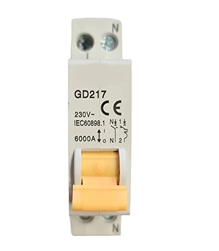 Interruttori Magnetotermici Per Barra Din Bipolare Interruttore Magnetotermico (20 Ampere, Gd 217, 1, 1 Modulo)