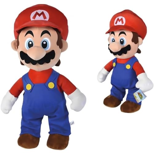 Simba - Plush Super Mario Cm 70, 109231017, 0 Mesi, Morbido Personaggio Del Famoso Gioco Nintendo, Adatto Dai Primi Mesi Di Vita