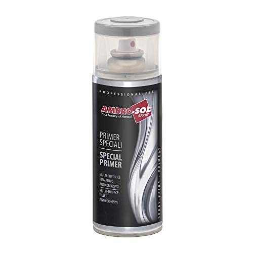Ambro-Sol V400Primer3 Smalto Trattamento Per Superfici, Primer Carrozzeria, Protegge Dalla Ruggine Le Superfici Di Metallo Della Carrozzeria, Bombolet
