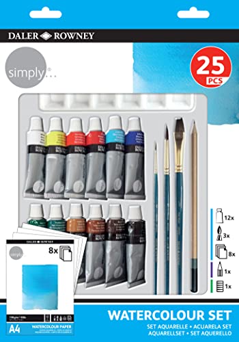 Daler-Rowney Simply Set Acquerello 25 Pezzi