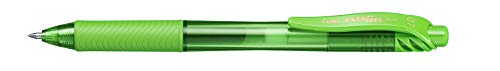 Pentel Energelx - Bolígrafo Energel Retráctil Con Punta De Bola, Escritura En Color Verde Claro